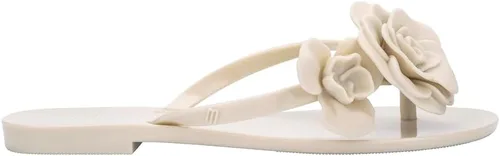 Vista 2 de Melissa Harmonic Petals - Chanclas de gelatina con apliques florales para mujer
