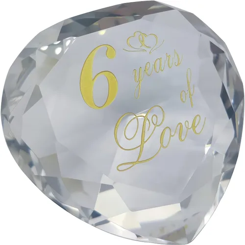 Vista 15 de Regalos de cristal de aniversario de 1 año para ella y él, primera boda para marido, esposa, novio o novia, regalo de aniversario de un año