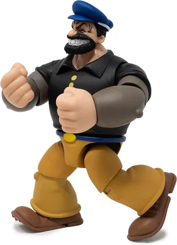 Vista 8 de Boss Fight Studio Bluto Popeye The Sailor Man Classics Wave 1 Figura de acción coleccionable – Figura altamente articulada con accesorios que