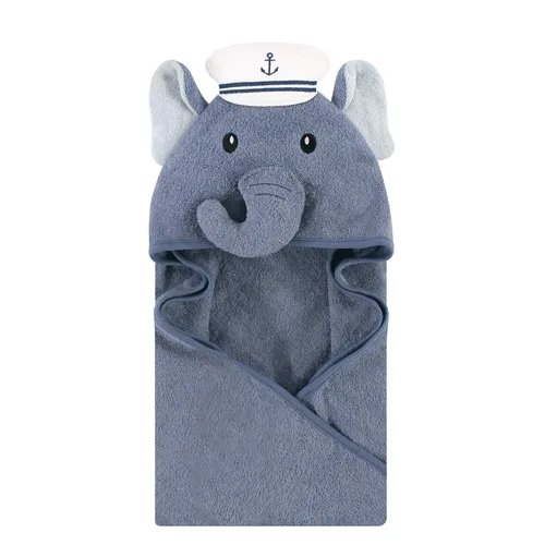Vista 56 de Hudson Baby Toalla con capucha unisex de algodón con cara de animal para bebé, cocodrilo, talla única