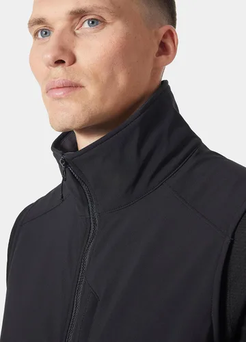 Vista 7 de Helly-Hansen Paramount Softshell Vest - Chaleco con forro polar para hombre, transpirable, resistente al agua y al viento, ropa de senderismo ligera