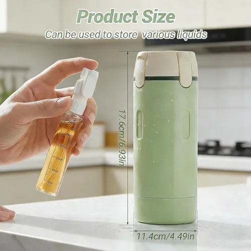 Vista 2 de Dispensador de viaje 4 en 1, botellas de viaje portátiles de 1.0 fl oz para artículos de tocador, a prueba de fugas, recipientes de tamaño de viaje