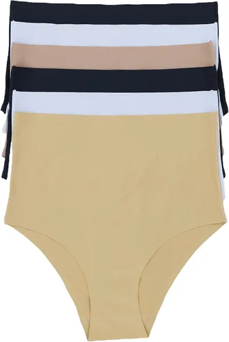 Vista 3 de ToBeInStyle Paquete de 6 bragas cortadas con láser para mujer