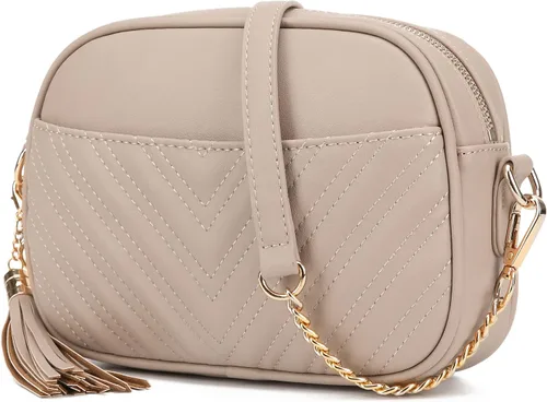 Vista 20 de lola mae Bolso bandolera acolchado, bolso de hombro de diseño moderno Shoulder Purse