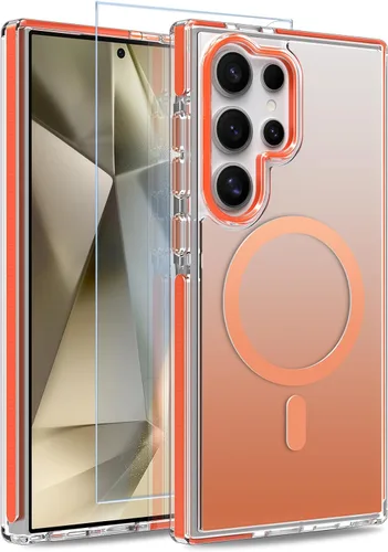 Vista 147 de Funda magnética para Google Pixel 10 Pro XL [compatible con Magsafe] [bonito diseño fluorescente de moda] a prueba de golpes, delgada, translúcida