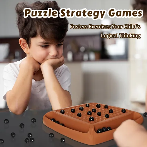 Vista 4 de Juego de imán, juegos familiares para niños y adultos, juegos de mesa para niños de 8 a 12 años, juegos magnéticos ideales para la noche