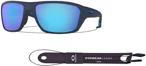 Vista 2 de Oakley Split Shot OO9416 Rectangle Sunglasses for Men + BUNDLE Leash + BUNDLE with Designer iWear Eyewear Kit