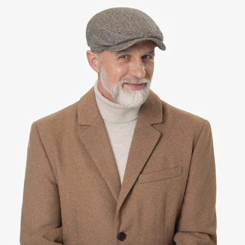 Vista 2 de Stetson Gorro plano de seda Belfast para mujereshombres, fabricado en la UE