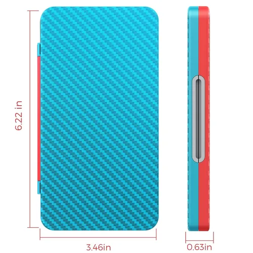 Vista 5 de HEIYING Switch Game Card Case for Switch&Switch OLED Game Card or Micro SD Cards, Custom Pattern Switch Game Card Case with 24 Game Card Slots and