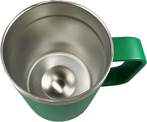 Vista 2 de Stanley Irish Coat of Arms - Taza de viaje de acero inoxidable con asa