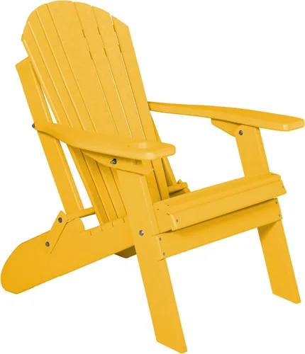 Vista 17 de Furniture Barn USA Silla Adirondack plegable de polietileno, azul Aruba Azul (Aruba Blue)