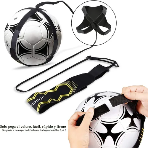 Vista 4 de Entrenador de fútbol/voleibol/rugby, patada y lanzamiento de fútbol, ayuda de entrenamiento para práctica en solitario, control de habilidades