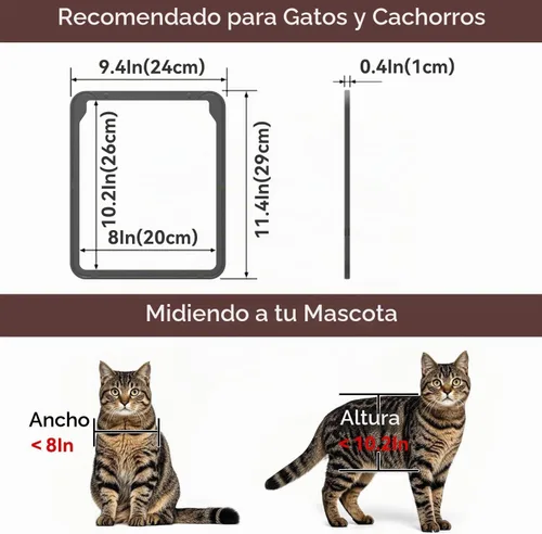 Vista 6 de Puerta mosquitera para puerta mosquitera con cierre automático magnético, pestañas dobles bloqueables, puerta mosquitera para perros, fácil acceso