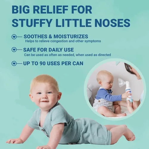 Vista 7 de Naväge Baby Bundle: Aspirador nasal para bebés + inhalador de microniebla, suave, aprobado por pediatras para la congestión del bebé y la nariz