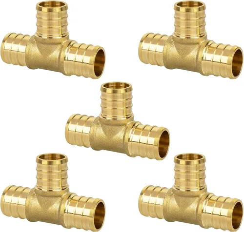 Vista 13 de Acoplamiento Pex de 1/2", Accesorios Pex, Accesorios de Engaste de Latón de Alta Resistencia para Tubos PEX con Construcción Resistente a Fugas