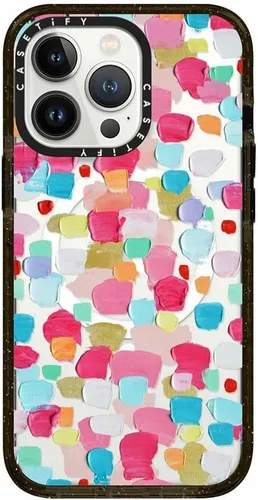 Vista 52 de CASETiFY Impact - Funda para iPhone 13 [protección contra caídas de 6.6 pies/compatible con Magsafe] Black Kingsnake, color negro transparente