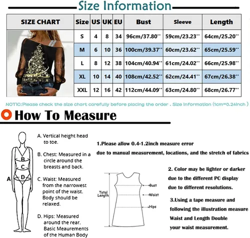 Vista 4 de Camiseta de manga larga con estampado brillante para mujer, con estampado brillante, manga larga, con hombros descubiertos, blusa con brillantina
