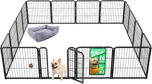 Vista 88 de FXW Homeplus Unleashed Corralito para Perros de Interior - Juego Sin Estrés y Seguro, Resistente de 24 Pulgadas 2 Paneles Corralito para Cachorros
