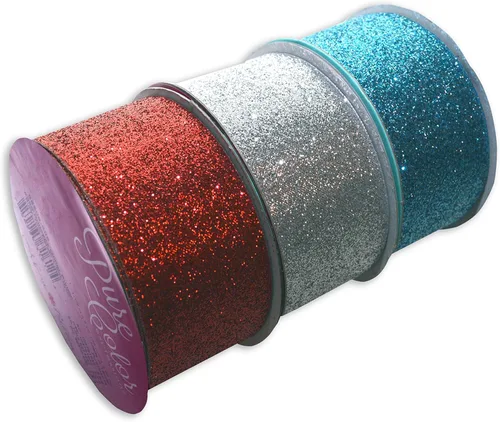 Vista 9 de Morex Ribbon - Cinta de brillantina metálica