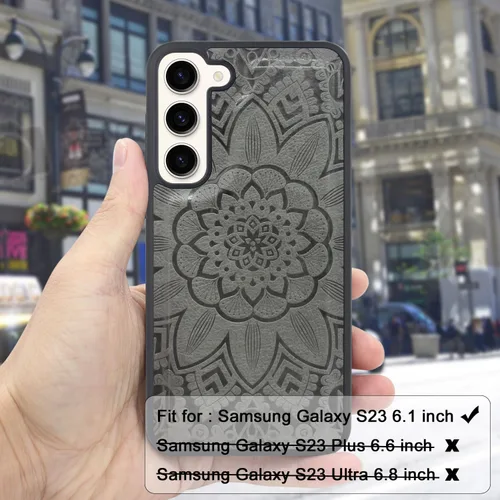 Vista 6 de Harryshell Funda de cuero desmontable con cremallera magnética con bolsillo para monedas, 12 ranuras para tarjetas, correa de muñeca para Samsung