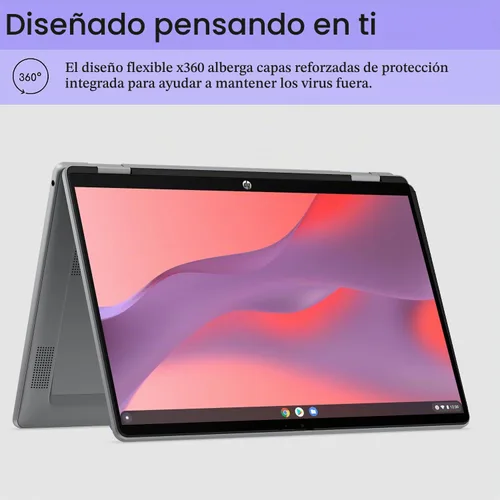 Vista 3 de HP Chromebook 14 x360 Plus, portátil 2 en 1 de 14", Intel N150, 4 GB, UFS