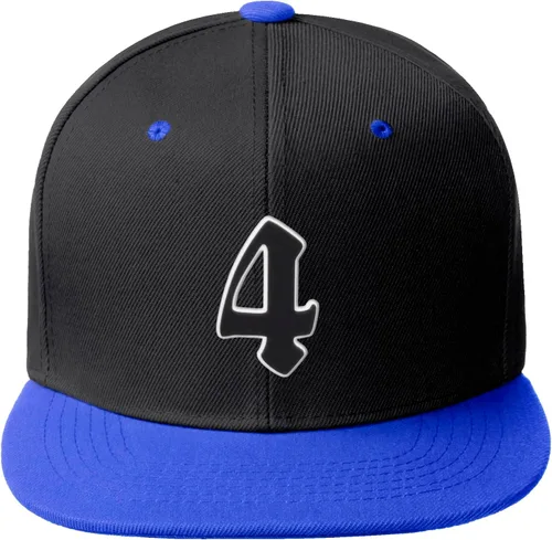 Vista 611 de Daxton Gorra clásica con visera de billete plano con letras del alfabeto inglés antiguo de la A a la Z