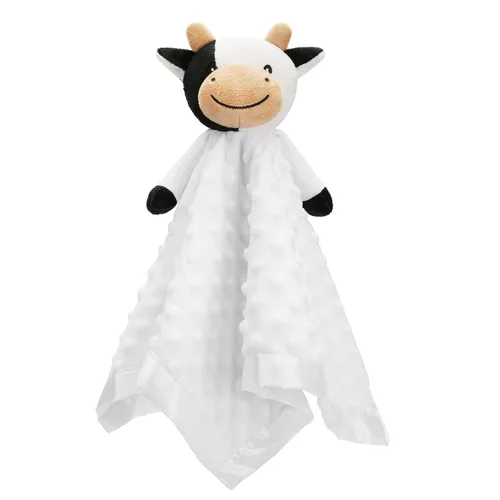 Vista 11 de Pro Goleem Manta de Seguridad de Elefante, Manta de Apego Suave Unisex Regalos para Bebés para Niños y Niñas Juguete de Abrazo Animal de Peluche