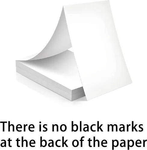 Vista 2 de IOOIOO Papel de impresora térmica BPS libre de BPA, (100 páginas, Continuo, sin marca, 3 años)
