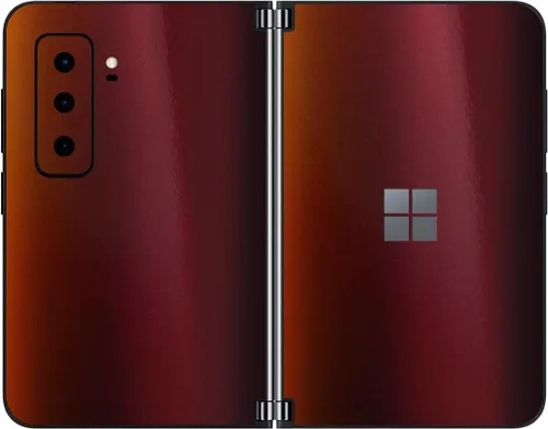 Vista 47 de SopiGuard Skin para Microsoft Surface Duo 2 2ª generación de borde a borde de paneles delanteros y traseros de vinilo (piedra de ladrillo)