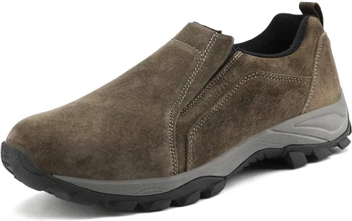 Vista 7 de NORTIV 8 Mocasines sin cordones para caminar para hombre Negro