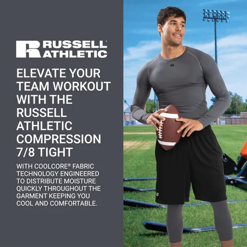 Vista 6 de Russell Athletic Mens Russell Athletic Compression 78 Tight