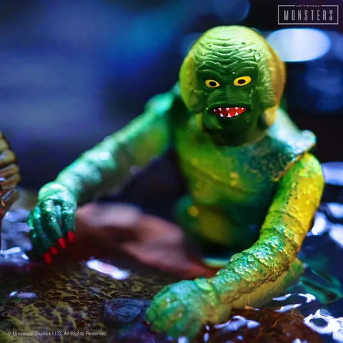 Vista 4 de Super7 Universal Monsters Super Creature (Esculpir Ancho en Carta) - Figura de reacción a escala de 3.75 pulgadas