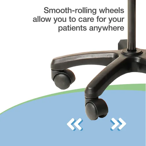 Vista 3 de Labtron Monitor de Presión Arterial Móvil con Soporte Rodante, Brazalete BP Grande para Adultos, Ajustable en Altura