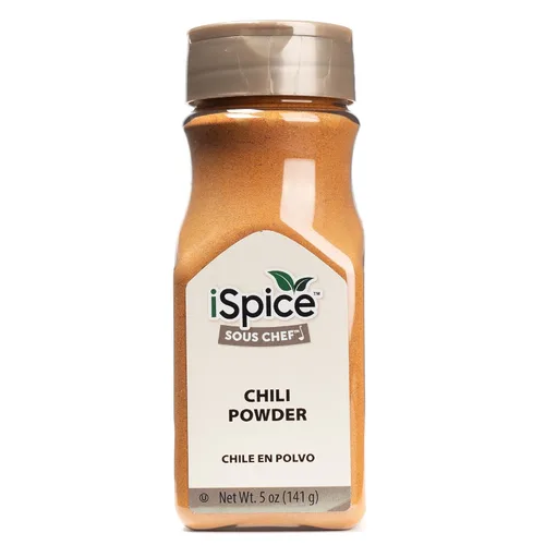 Vista 3 de iSpice Polvo de chile premium, puro y fresco, especias esenciales de cocina, 5 onzas (4.97 oz)