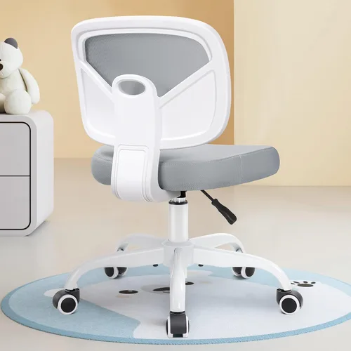 Vista 9 de Primy Silla Alta de Escritorio de Dibujo - Sin Brazos, Altura Ajustable, Respaldo de Malla, con Ruedas, Silla de Escritorio de Pie para Sala de Negro