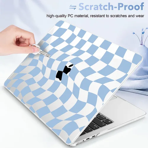 Vista 4 de May Chen Funda rígida de plástico para MacBook Air de 13.6 pulgadas 2026 2025 2024-2022 M5 A3449 M4 A3240 M3 A3113 M2 A2681, carcasa rígida