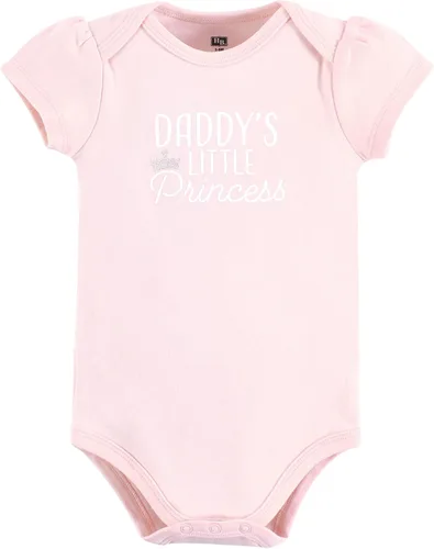 Vista 450 de Hudson Baby baby-girls Cotton Bodysuits 3-pack