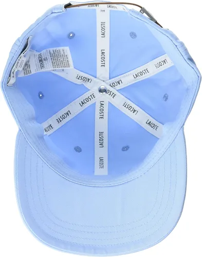 Vista 3 de Lacoste Sombrero de correa de cuero ajustable de sarga de cocodrilo para hombre