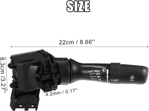 Vista 7 de ACROPIX Interruptor de señal de giro para faros delanteros Interruptor del limpiaparabrisas delantero apto para Toyota Camry 2.4L 2007-2010