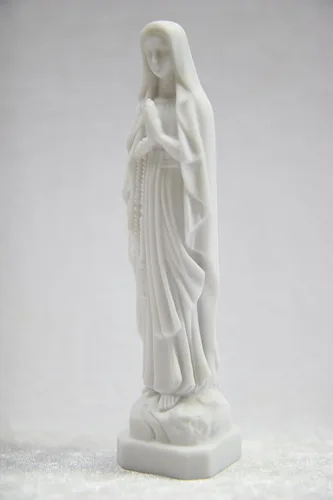 Vista 4 de Vittoria Collection Estatua italiana de Nuestra Señora de Lourdes Virgen María Bendita Madre Estatua de Regalo Italiano Hecho en Italia 6 pulgadas