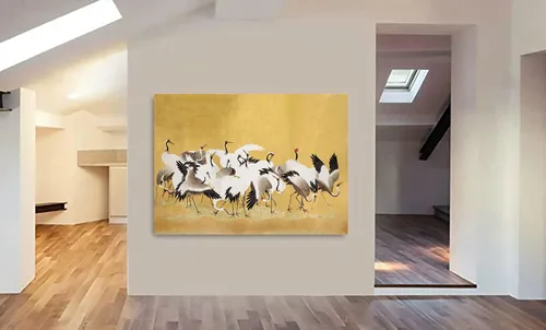 Vista 3 de Ishida Yūte - Lienzo decorativo para pared con marco, varios tamaños (A0, 46 x 32 pulgadas)