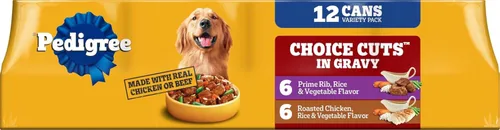 Vista 16 de Alimento húmedo para perros adultos Pedigree, trocittos de carne con salsa