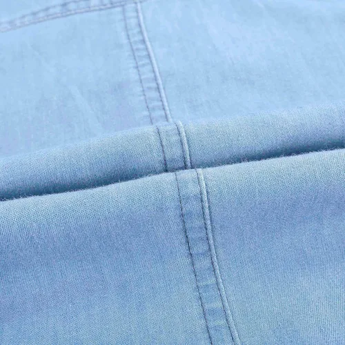 Vista 2 de YJ Back Home Baby Boy Jeans Mameluco infantil de algodón y mezclilla