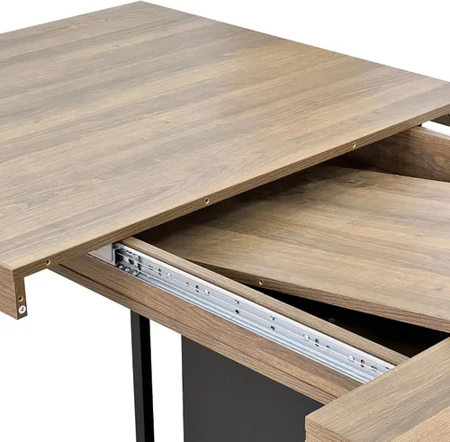 Vista 10 de [Usado] KEIKI Mesa de comedor extensible de 62.99 a 78.7 pulgadas, moderna mesa de cocina extensible de granja para 6 a 10 personas, mesa