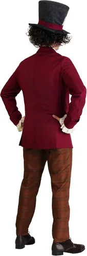Vista 4 de Disfraz de sombrero loco para adultos y hombres