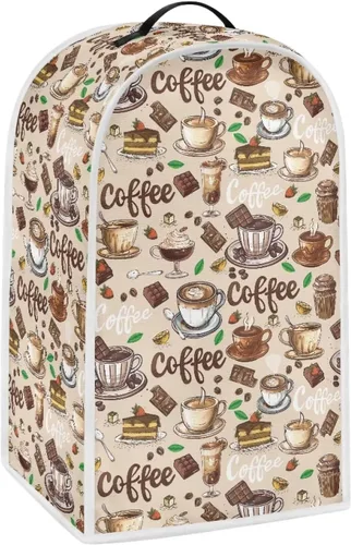 Vista 8 de Funda para batidora, cubierta para electrodomésticos de cocina, protección contra el polvo, lavable, para máquina de café, procesador de alimentos