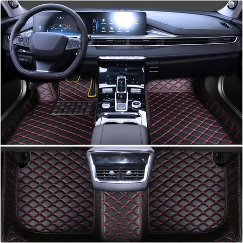 Vista 8 de Tapete para piso de automóvil hecho a medida para el 96% de los modelos de automóvil, cobertura completa, protección interior, impermeable, Beige