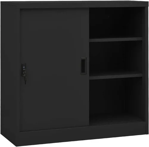Vista 13 de Archivador de metal de 2 cajones, archivador de acero para oficina con cerradura para el hogar y la oficina, 35.4 x 18.1 x 28.5 pulgadas (blanco)