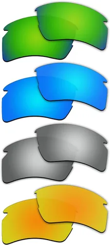 Vista 2 de ACOMPATIBLE - 4 pares de lentes polarizadas de repuesto para gafas de sol Oakley Flak 2.0 XL P14