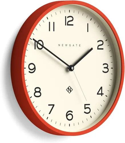 Vista 11 de Reloj de pared NEWGATE® Número Tres Echo Reloj redondo moderno 37 cm Negro Números fáciles de leer Ideal para cocina, sala de estar u